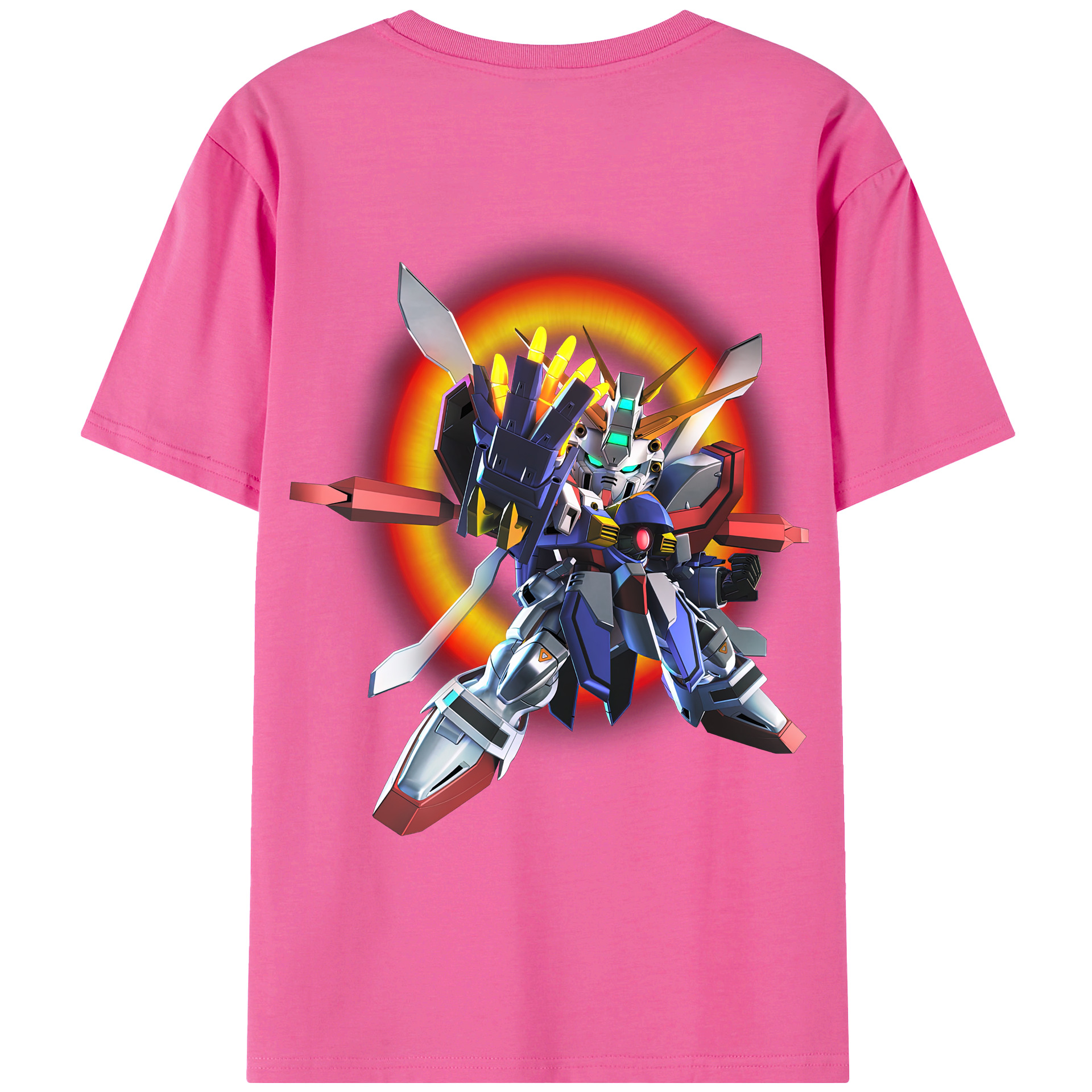 （画像用） 機動戦士ガンダム Mobile Suit Gundam レディース半袖Tシャツ(バックプリント)
